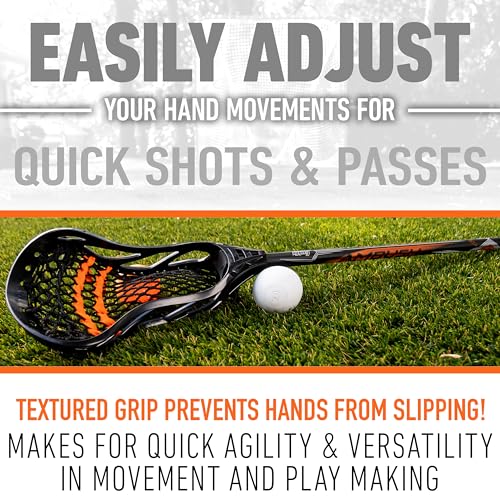 Image of Franklin Sports Boys + Mens Lacrosse Sticks - Youth Attack + Midfield Lax Stick - Lightweight Kids + Adults Aluminum Lacrosse Stick - Ambush - 26 inch