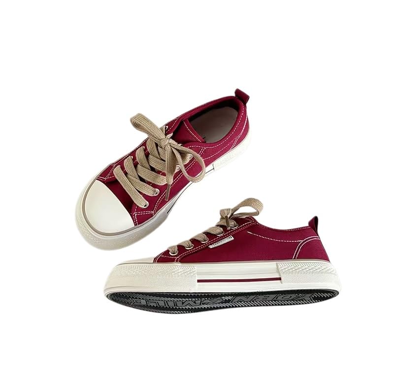 Sneakers Donna,Sneakers Basse Classiche da Donna in Tela, Casual, con Lacci E Suola Imbottita per Il Massimo Comfort.