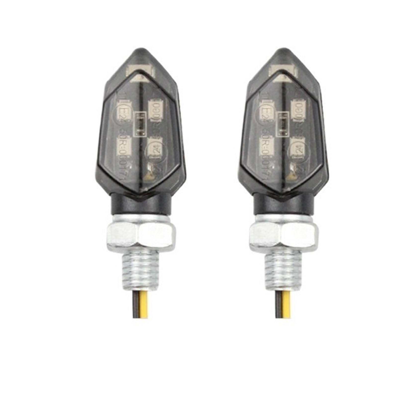 Światła kierunkowskazów Kierunkowskaz Motocykla | Kierunkowskaz motocykla 8mm 12V migacz lampka kontrolna sygnału stopu(2 Pcs)
