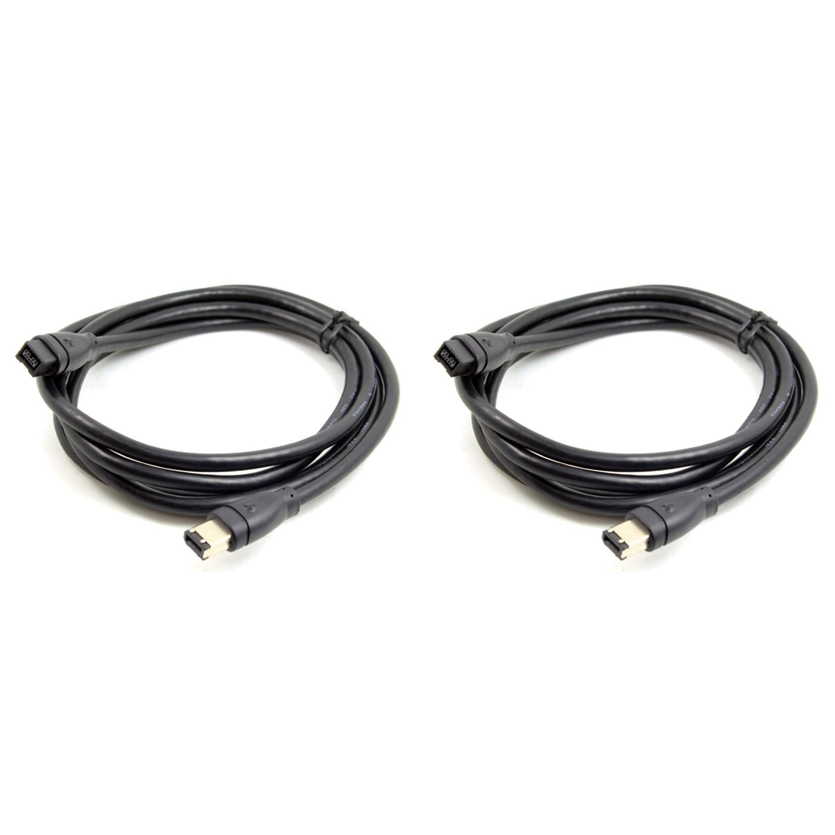 Cable FireWire IEEE 1394B 9 a 6 pines 800 Mbps pack de 2 unidades de 1,8 metros para transferir datos 7