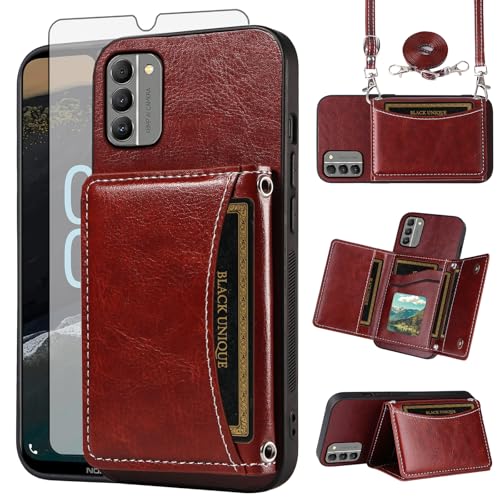 Étui pour Nokia G400 5G Asuwish avec protection écran verre trempé et fente carte