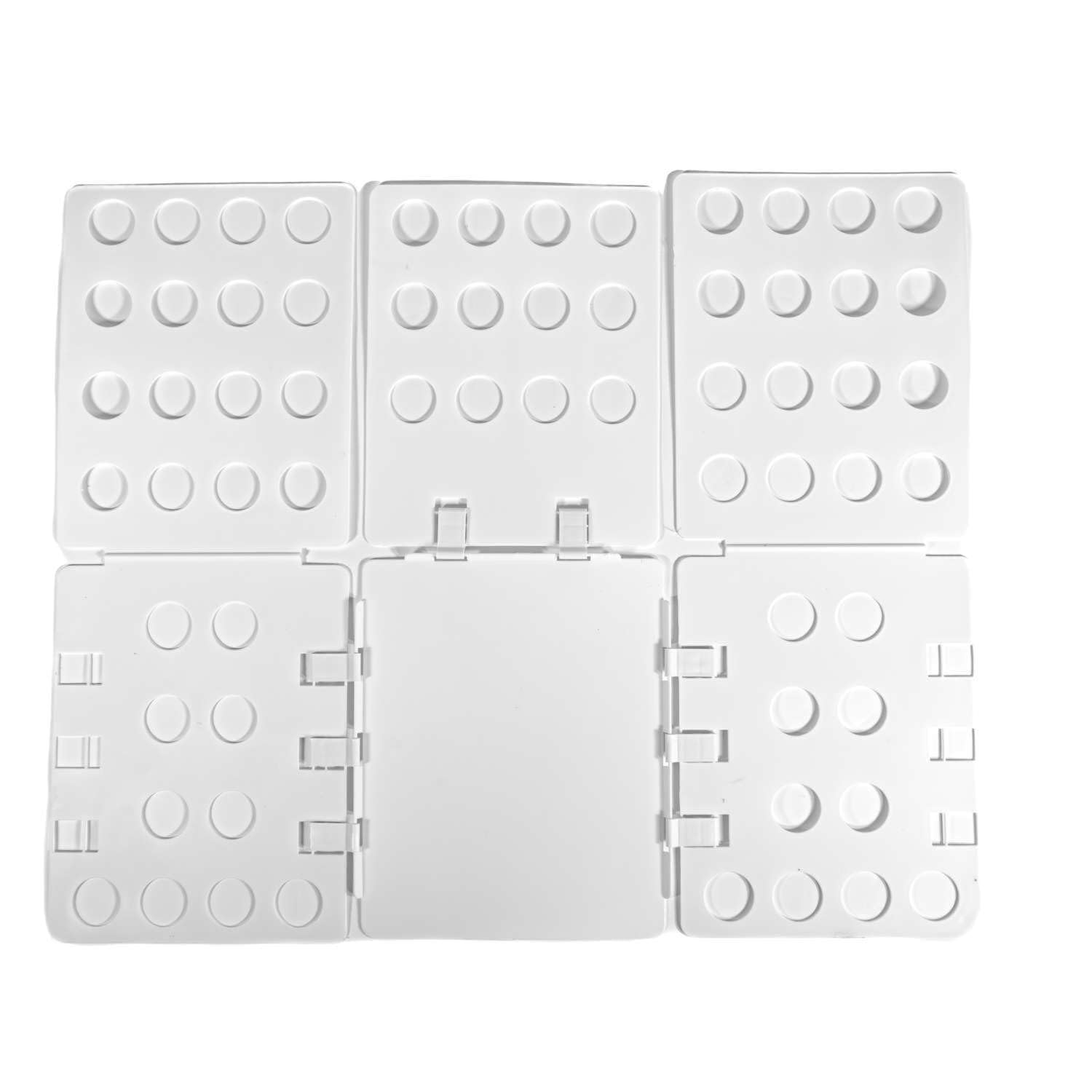 INTIRILIFE Practical Foldable Laundry Folding Board - White - 67.5 x 58 cm - For Fast, Easy Clothes Folding