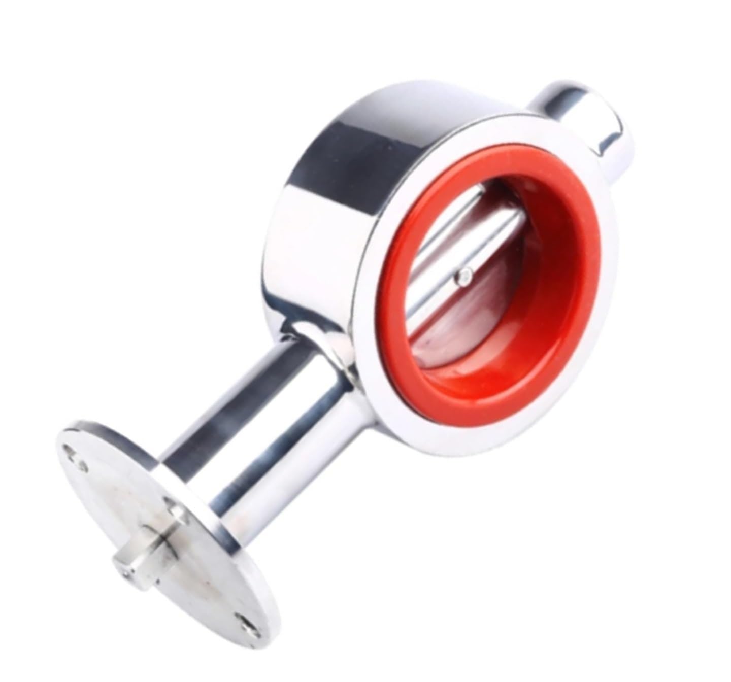 6in DN150 Stainless Steel 304 Sanitary Valve with Silicone Sealing for Food and Beverage Applications