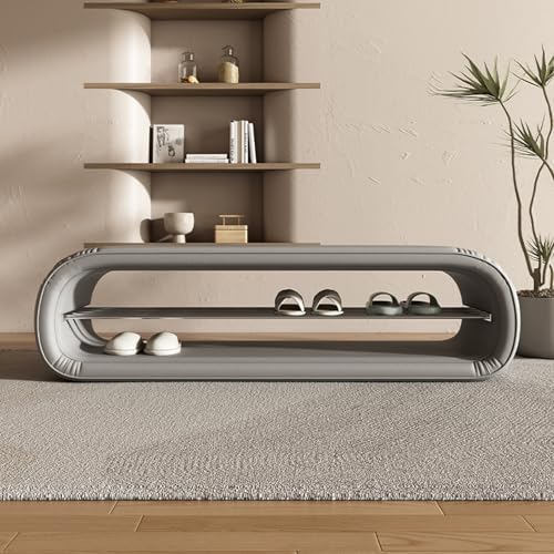 YHKJLYH Zapatero, Banco Zapatero, Banco otomano, Banco para el pie de Cama, Banco de Almacenamiento, Taburete Moderno tapizado para Cambiar Zapatos, Banco de Entrada para Sala de Estar, Dormitorio,