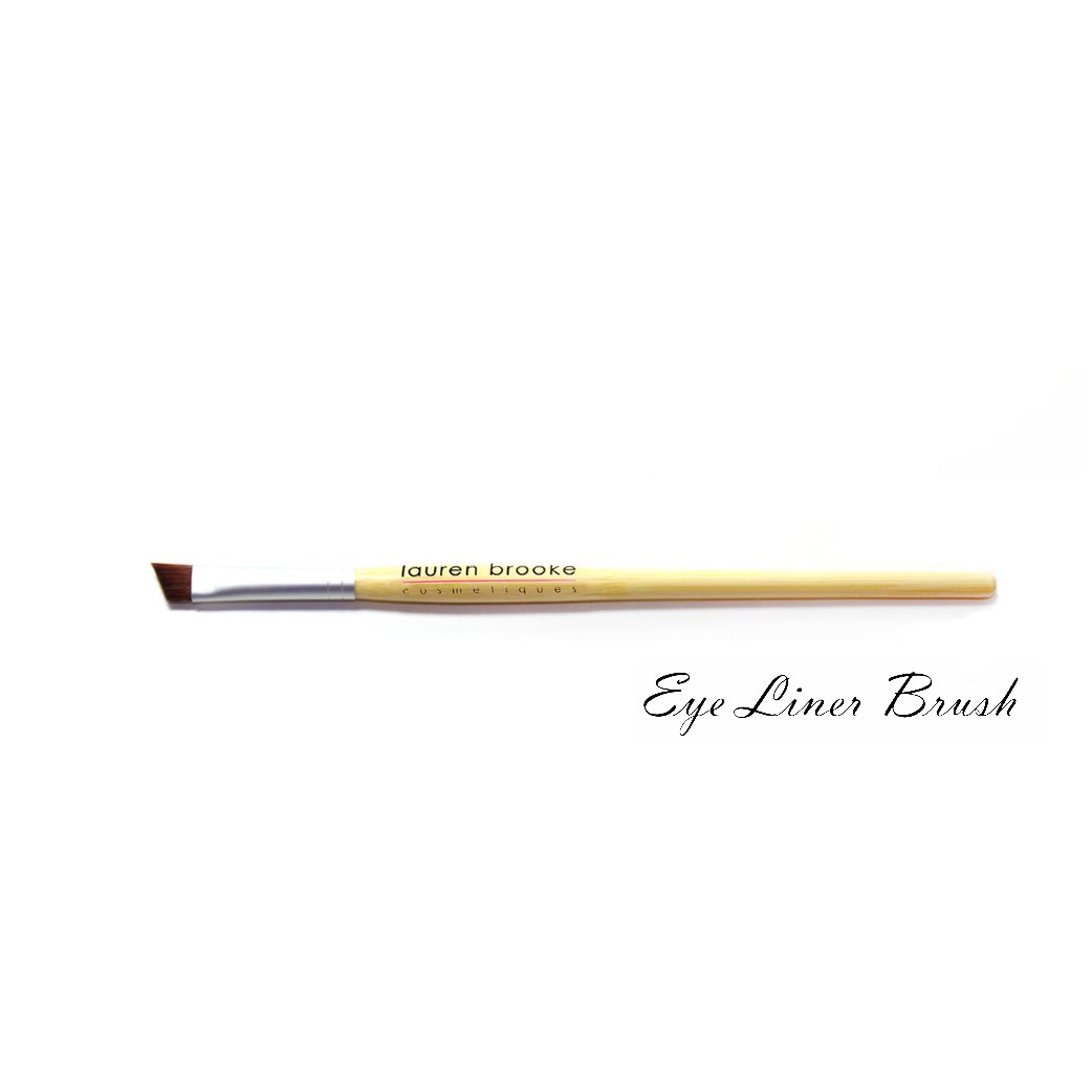 Lauren Brooke Cosmetiques Eco Friendly Bamboo Makeup Brush (Eye Liner Brush)