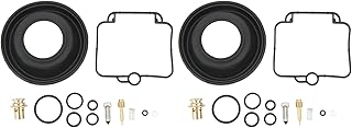 Aramox 2 Conjunto de Reparação de Carburador Conjunto de Reparação de Carburador de Motocicleta Conjunto de Reparação de Carburador de Carburador Reparação de Kit de Reparação de Carburador para Suzuk