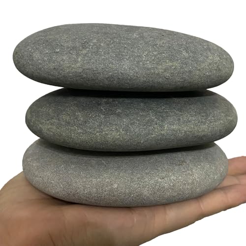 juexiyarticle 10-12cm Flach Steine Groß zum Bemalen,Naturkiesel...