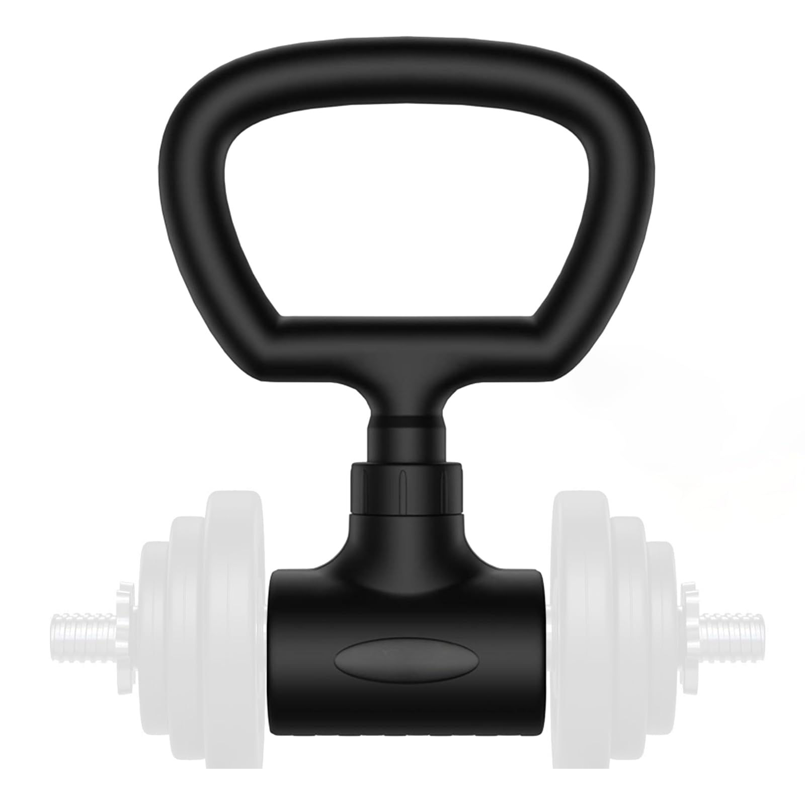 Kettlebell, Adjustable Kettle Bells Dumbbell to Kettlebell Converter Handle Non-Slip Ergonomic Grip Portable Weight Travel Workout Equipment Gear for Gym Weights 45.4 kg