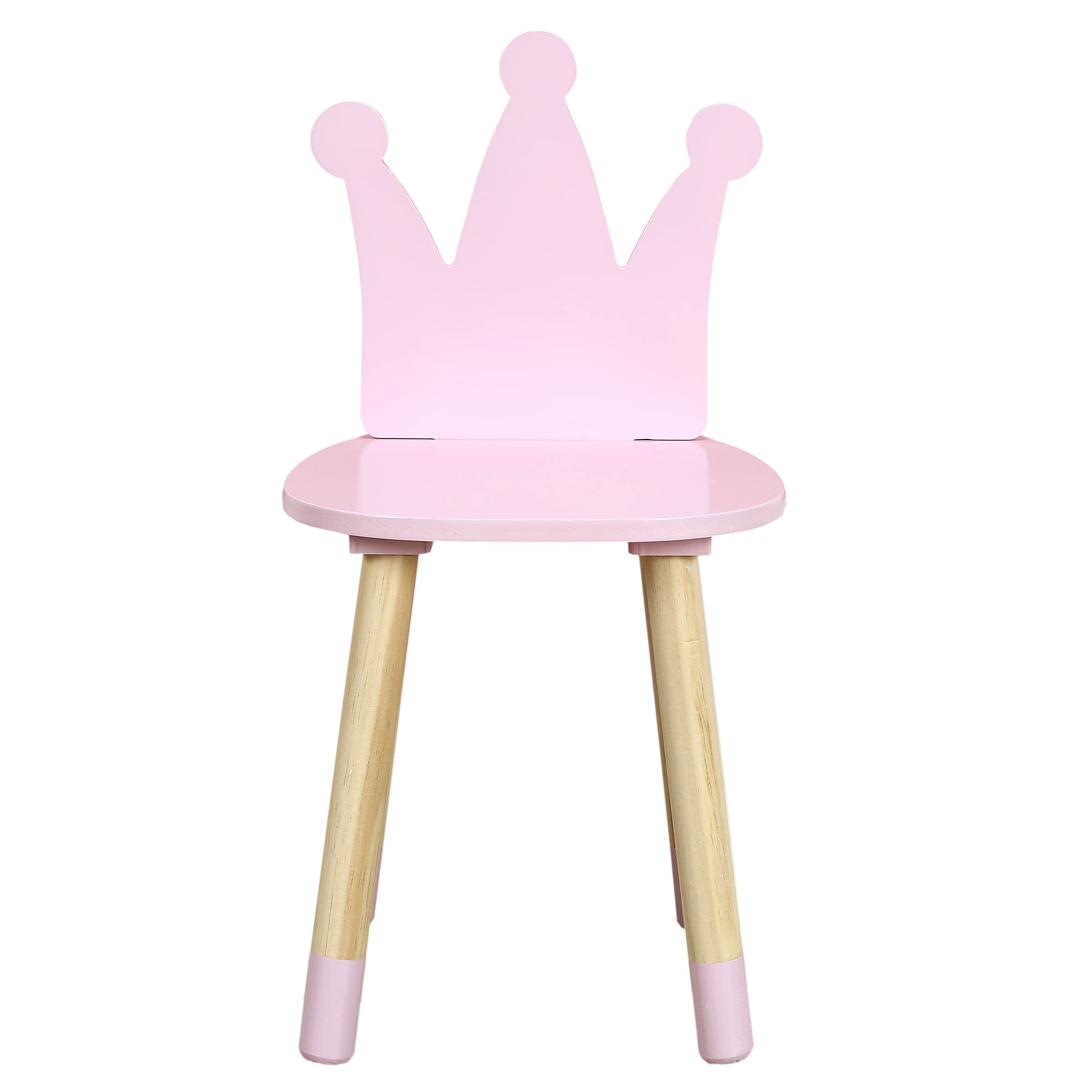 SILLA INFANTIL CORONA ROSA