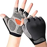 FUPALA Guantes de Ciclismo para Bicicleta de Montaña Almohadilla de Espuma Absorción de Golpes Guantes de Fitness y...