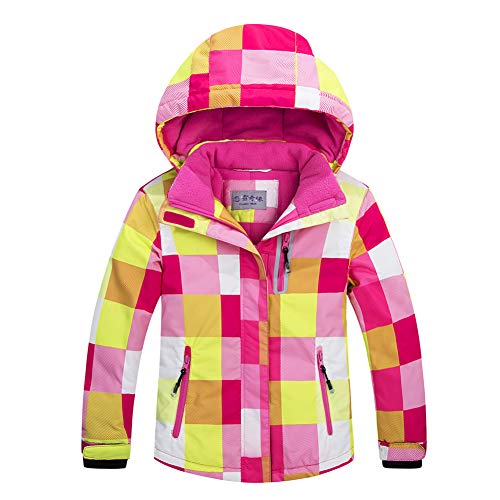 Image of Girls /Boys Snowsuits Hooded Insulated Windproof Winer Coats Ski Jacket Snow Pants Set