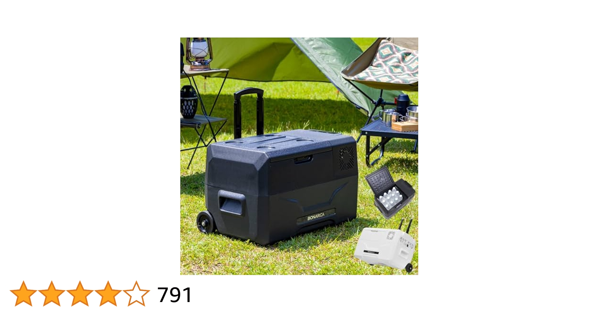 Bonarca / ボナルカ CRX-500 コンプレッサー式ポータブル冷蔵庫 BONARCA クーラーボックス 約40L ブラック CRX-400 ポータブル