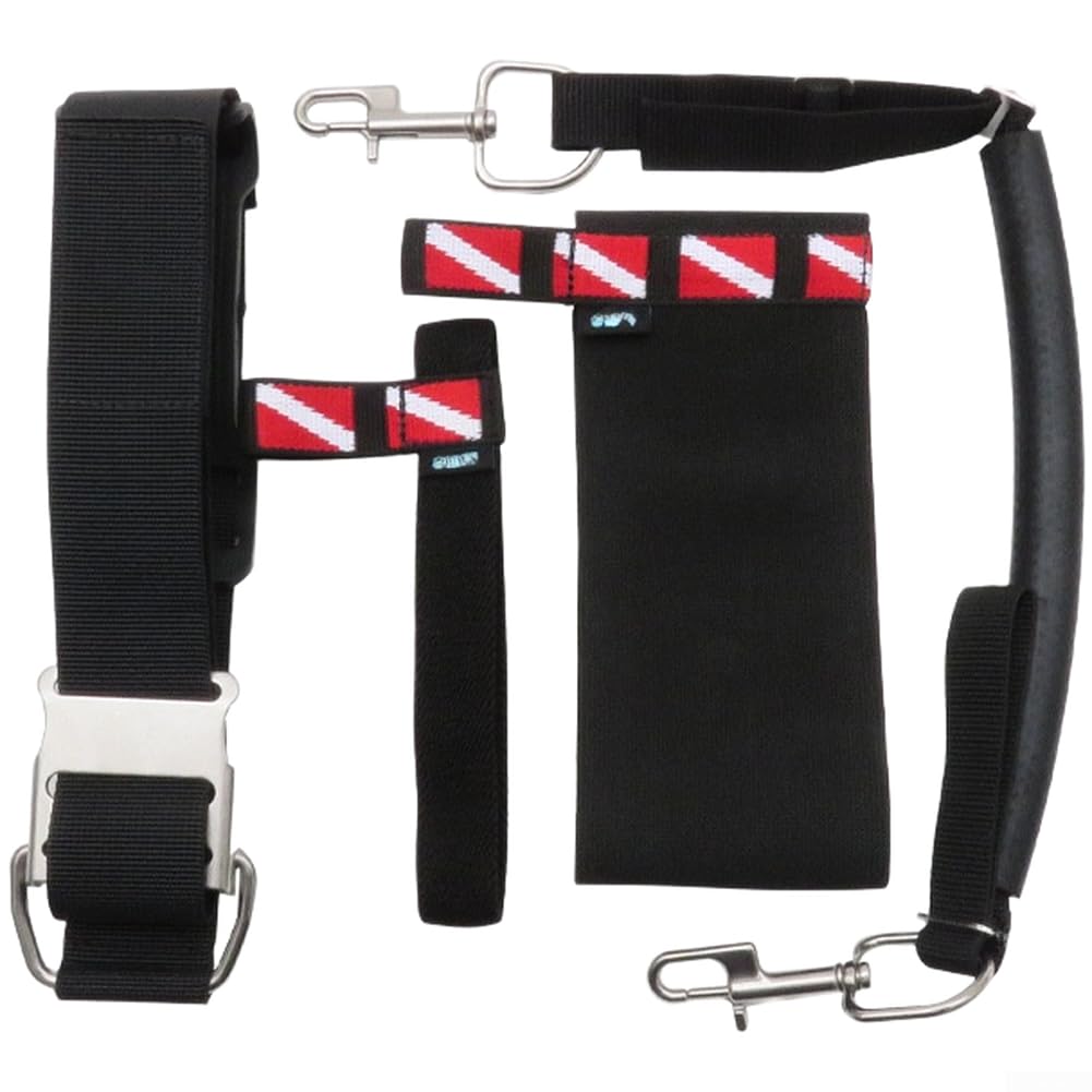 Système Sidemount pour stabiliser le réservoir de plongée sur gilet BCD