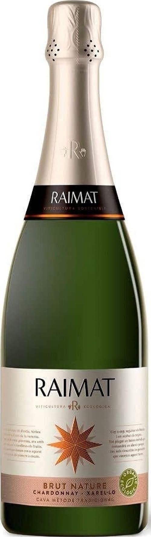 Raimat Organic Cava Brut Nature Sparkling Wine 75cl