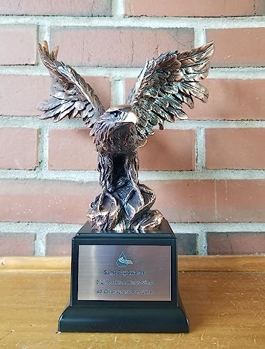 Same Day Awards Freedom Bronze Premium Eagle Trophy (11.5 Inches) - Personalize/Customize W/Engraving #TOP6
