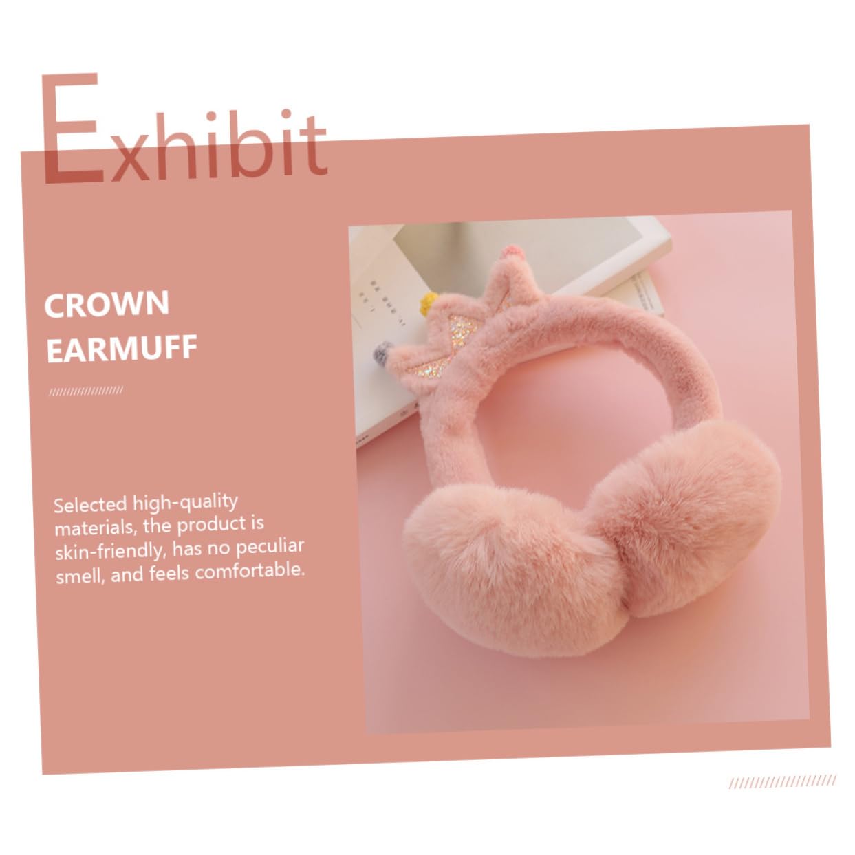 Ipetboom Protective Winter Earmuffs for Boys and Girls Ice Skating Snowboarding Ear Covers Random