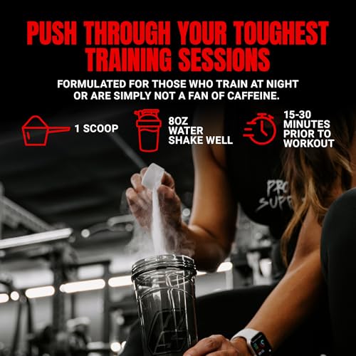 Image of ProSupps Dr. Jekyll Signature Pre Workout Powder with Creatine - Stim-Free Preworkout Supports Focus & Endurance - Caffeine-Free Gym & Fitness Supplements (Blueberry Lemonade, 60 Servings)
