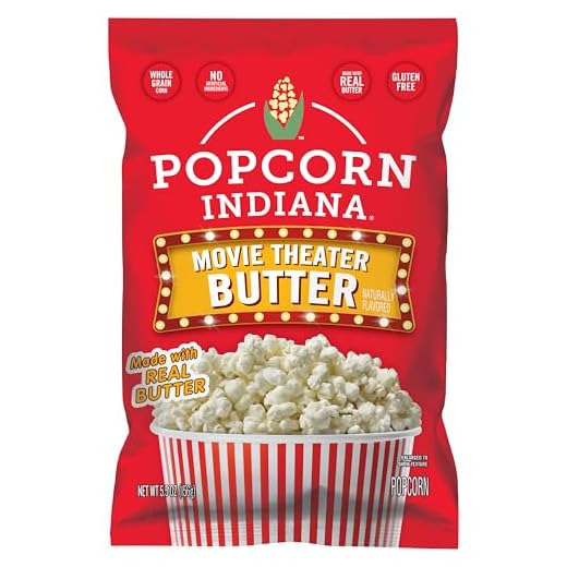 Popcorn Indiana Movie Theater Butter 3 Ounce (Pack of 6)