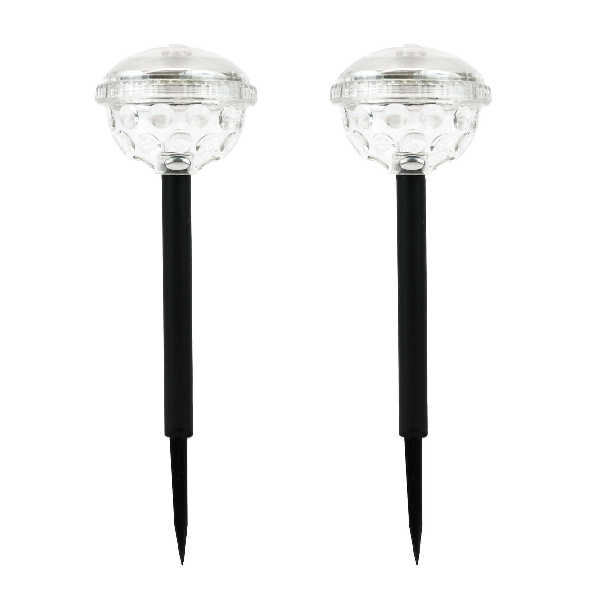Gardenwize Light/Dark Pack Of 2 Solar Disco Stake Led S – Colour Changing Garden S
