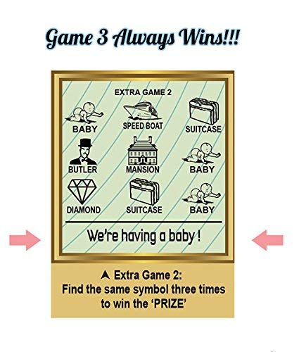 5Pk Pregnancy Announcement Replica Scratch Off Cards | Perfect Keepsake For Announcing Pregnancy #TOP2