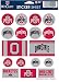 NCAA Ohio State University Vinyl Sticker Sheet, 5" x 7"