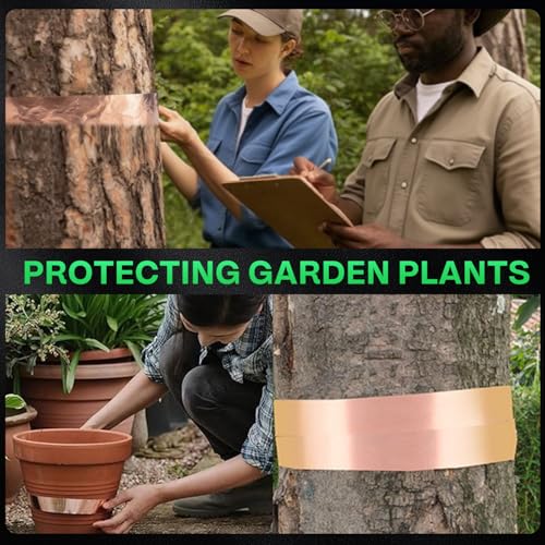 Image of Copper Foil Tape, Self-Adhesive Copper Tape for Paper Circuit, Stained Glass, Guitar, EMI Shielding, Crafts, Electrical Repairs and Grounding (2cm x 20m)