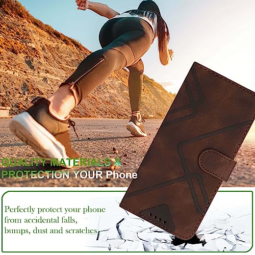Image of for Moto G Stylus 5G Phone Case 2023 Wallet,Card Holder Protector Leather Kick-Stand,Wrist Strap,Magnetic Closure,Shockproof Protective Flip Cases Cover for Moto G Stylus 5G 2023 (Brown)