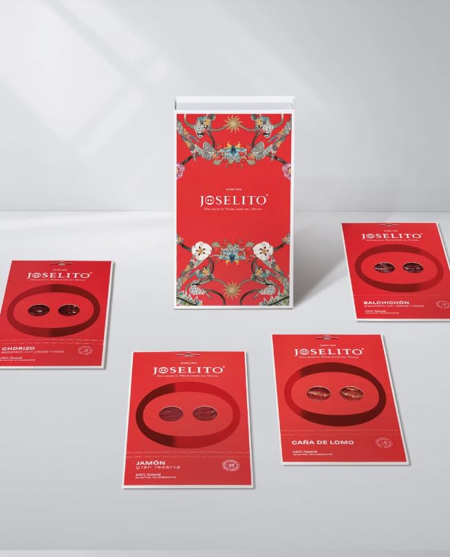 Cata Selección Joselito | Pack Degustación 4x70g: Jamón Gran Reserva, Lomo, Chorizo y Salchichón Loncheado 100% Natural