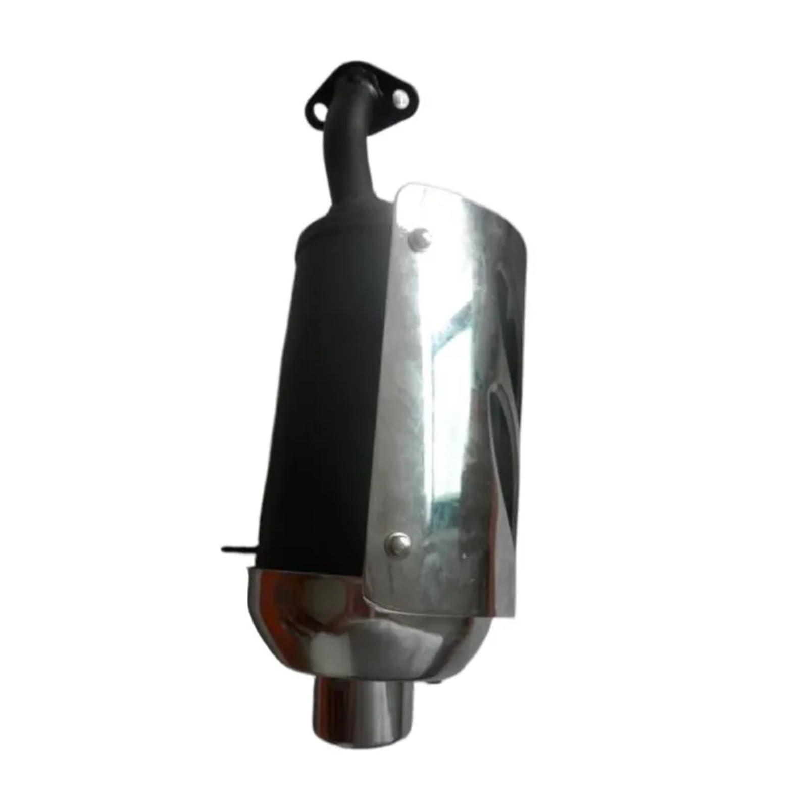 Silenciador de escape de 2 kW, estilo silencioso, reduce el ruido, compatible con generadores H0-nda GX160, GX200, 168F y 3 kW 3800, con protector de arandela y colector.