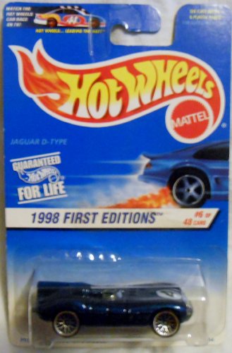 Hot Wheels Jaguar D-type 1998 Escala 1:64 miniatura 1