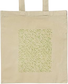 William Morris Willow Bough Sage Tote Bag Art Pattern Bag Famous Aesthetic Textile Print (White)