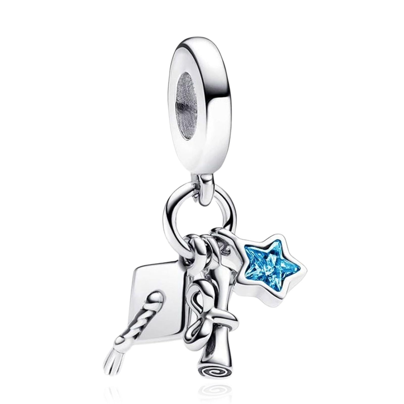 925 Argent Charms Bracelet Collier Pendentif Perles Charms Papillons, Amour, Cadeaux Pour MèRe Anniversaire Cadeaux Tortoises, Voyage Perles Cadeau
