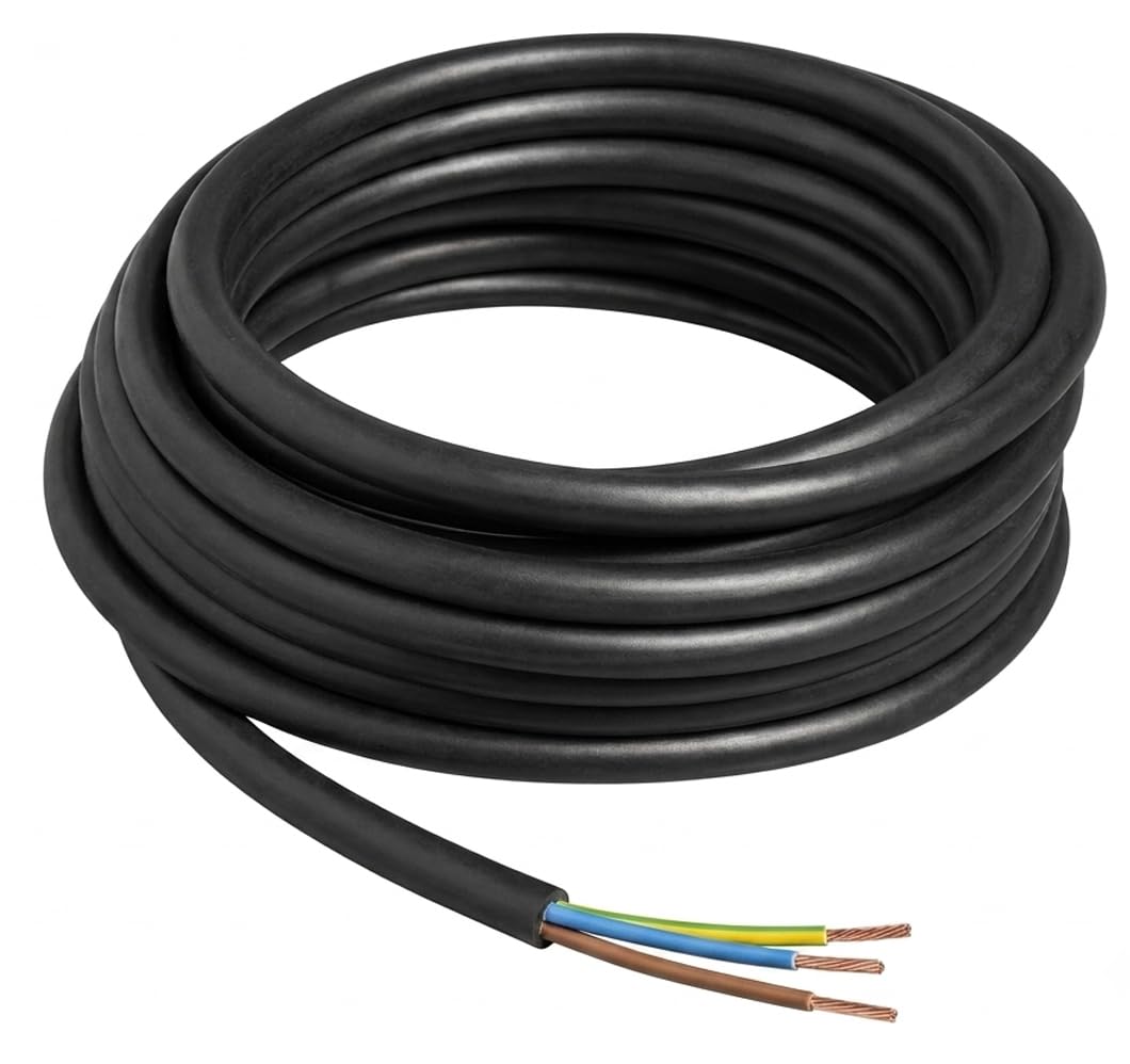Câble rigide U-1000 R2V 3G1,5mm² 50m noir - FILS & CÂBLES - PA0038B598CB