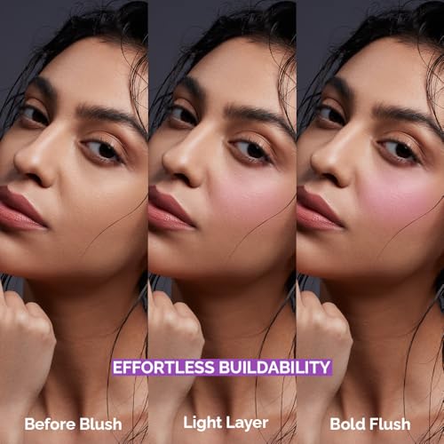 Image of Staze 9to9 Cheek Me Out Multipurpose Blush Stick Tint | On The Go Lip + Cheek + Eye Makeup | Highly Pigmented + Blendable | 12Hrs Long Stay | Natural, Creamy Finish | Travel-Friendly | 04 Tease | 6g