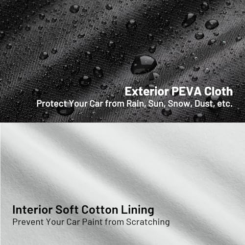 Image of Favoto Car Cover Waterproof All Weather Windproof for SUV up to 181 Inches