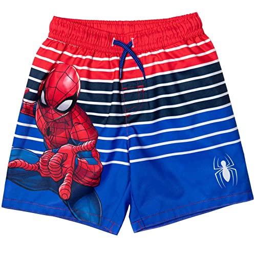 Image of Marvel Boys' Swimwear 2-Piece Rashguard and Swim Trunks Set Toddler to Big Kid