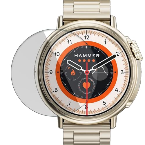 Image of Enlinea smart watch screen guard for Hammer Active 3.0 | Pack of 9 | Edge to Edge Coverage | Ultrathin 0.33mm 9H anti shock flexible screen protector (9)