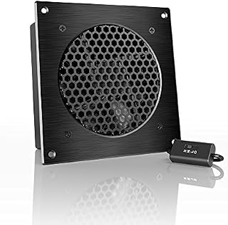 AC Infinity AIRPLATE S3, Quiet Cooling Fan System with Speed Control, for Home Theater AV Cabinet Cooling