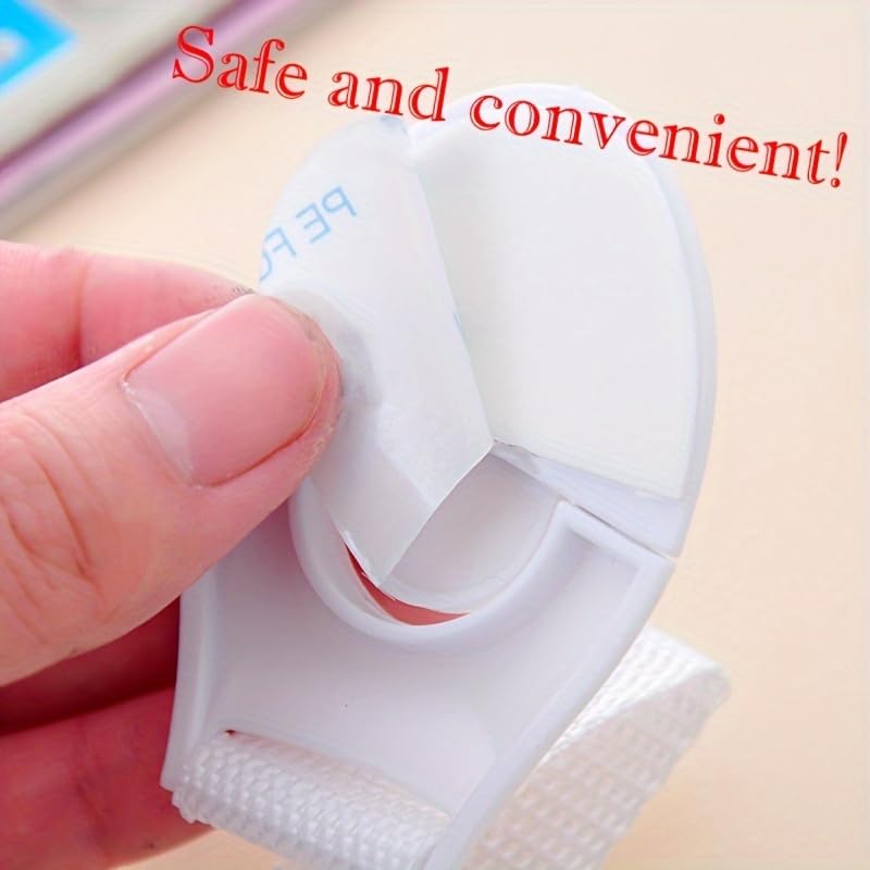 10pcs White Safety Cabinet Locks – Easy Install No-Drill Drawer and Door Latches for Proofing