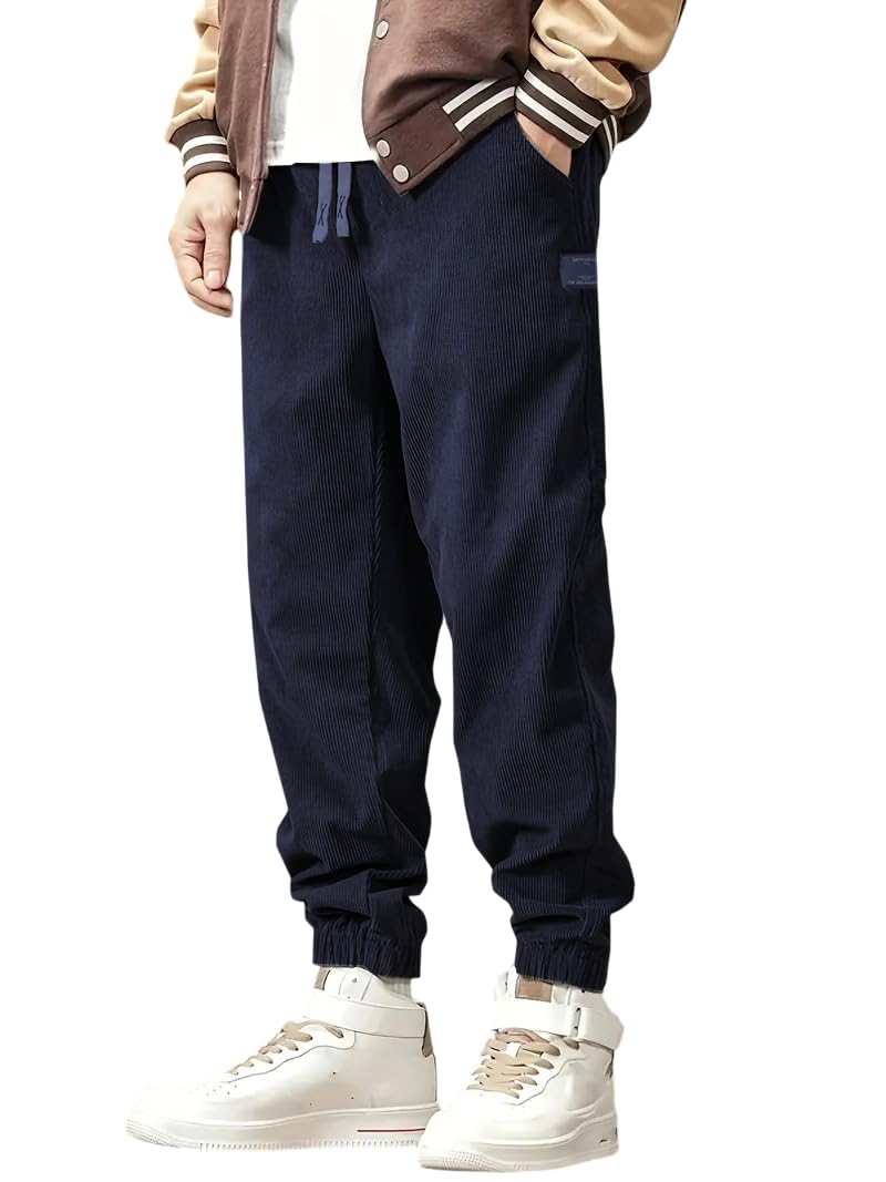 louis sense Men's Loose Pants-picture-11