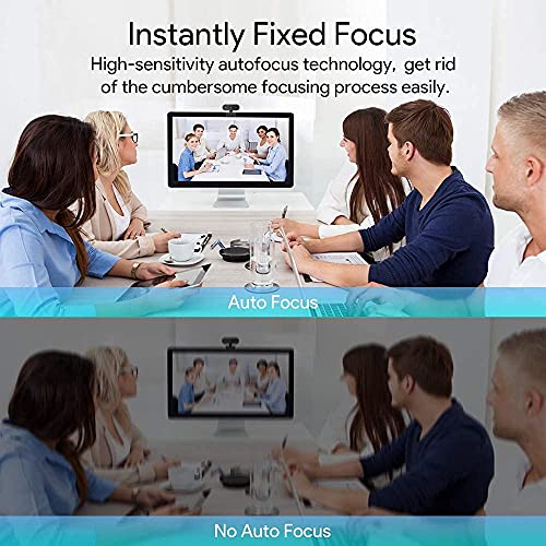 V88R® 1080P Fast Autofocus HD Computer Web Camera with Mic, USB Web Camera for PC Desktop & Laptop with Mic, Video Calling, Conferencing, Classes - Image 3