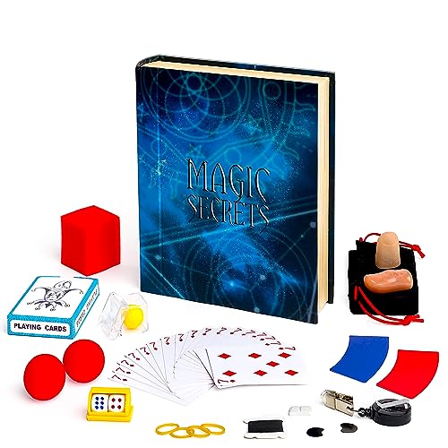 LUGY Magic Secrets - Kit de Magia - 70 Trucos - Nivel Principiante/intermedio - Vídeos tutoriales gratuitos - Juego para niños y Adolescentes a Partir de 8 años