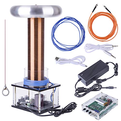 Exclusive Discount 90% Price HMANE Tesla Coil Arc Experiment Toys, Stark Large Tesla Coil Inductive Music Player Magical Scientific Experiment Model Exclusive Discount 90% Price HMANE Tesla Coil Arc Experiment Toys, Stark Large Tesla Coil Inductive Music Player Magical Scientific Experiment Model