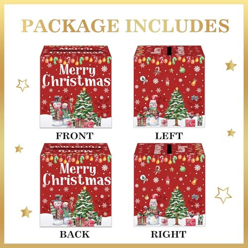 Christmas Party Surprise Gifts, Christmas Money Box for Cash Pull, Xmas Money Pull Box with Snowman Card and Transparent Bags, Xmas Cash Pull Boxes, Cash Pull Box for Kids Adults - Image 3