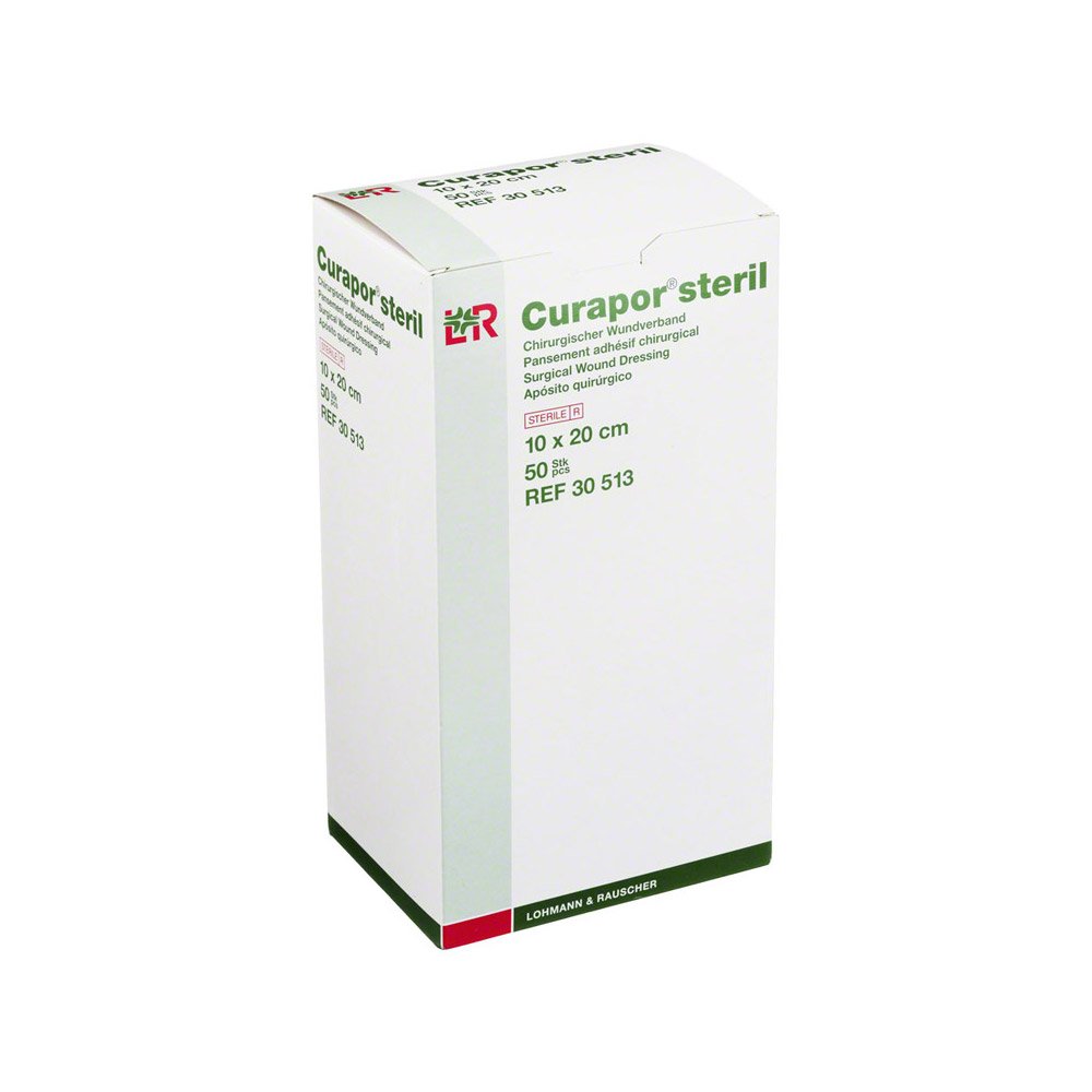 CURAPOR Wundverband 10x20cm steril, 50 St