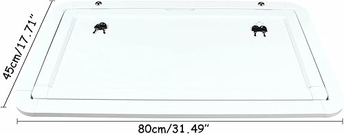 Miniatura 3 de Mesa plegable de 31.5 pulgadas de color blanco para montaje en pared, para caravana, mesa plegable para caravana, estante de escritorio flotante