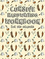 Cursive Handwriting Workbook for 3rd Graders: 3-in-1 Writing Practice Book to Master Letters, Words & Sentences in Cursive. Halloween Cursive Handwrit B08KHCRSBY Book Cover