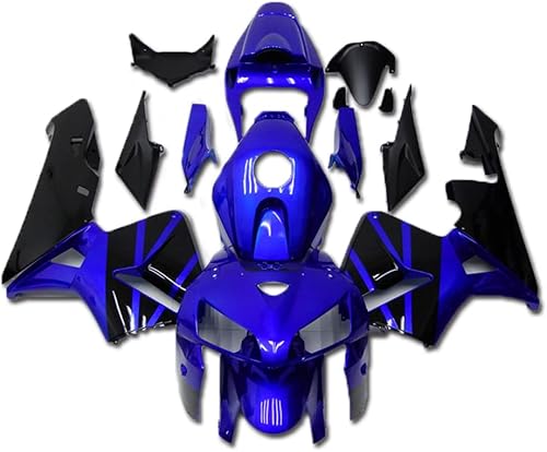 NT FAIRING Carenado negro azul apto para HONDA 2005 2006 CBR600RR CBR 600RR nueva inyección ABS plásticos cuerpo kit cuerpo trabajo 05 06