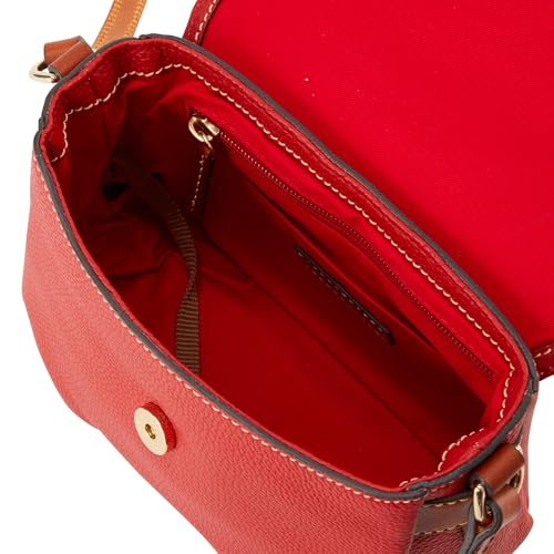 Dooney & Bourke Handbag, Pebble Grain Flap Crossbody - Red3