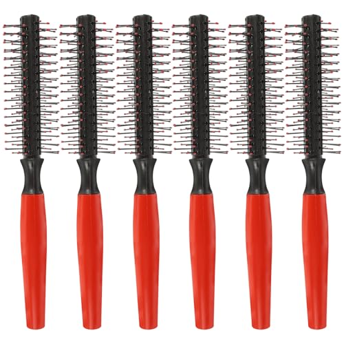 Ciieeo Cepillos Cabello Antiestáticos 6 Unidades Tamaño Medio Peines Giratorios para Masaje y Desenredar, Aptos para Uso Diario y Viaje